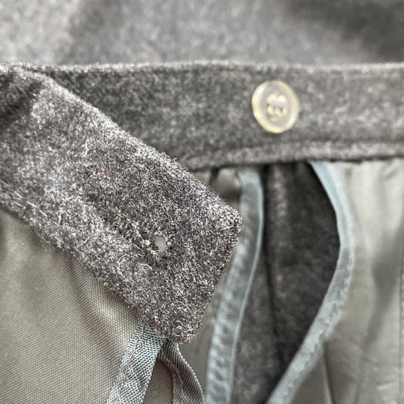 VINTAGE PENDLETON Grey Virgin Wool Skirt Size 8 Academia - Picture 6 of 6